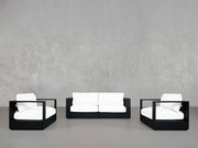 2 - 1 - 1 Sofa & Armchair Set Aluminum Outdoor - 7th Avenue
