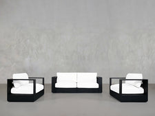 2 - 1 - 1 Sofa & Armchair Set Aluminum Outdoor - 7th Avenue