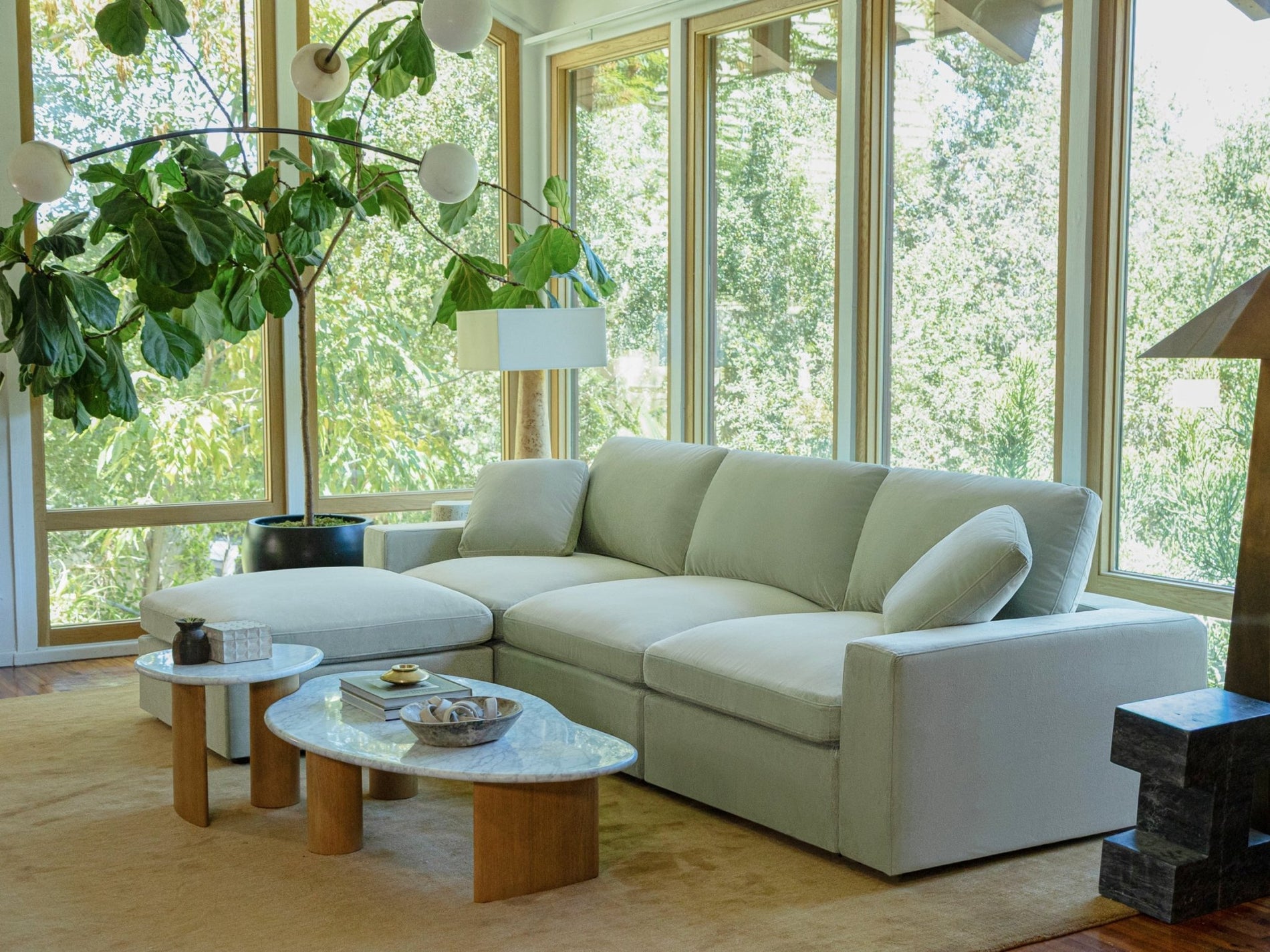 2-1-1 Sofa & Armchair Set (Thin Arms) - 7th Avenue