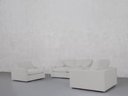 2-1-1 Sofa & Armchair Set (Thin Arms) - 7th Avenue