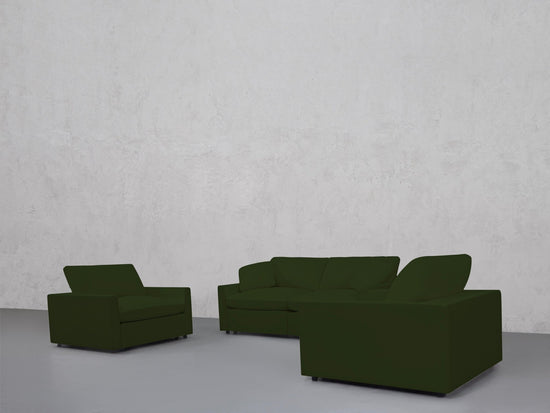 2-1-1 Sofa & Armchair Set (Thin Arms) - 7th Avenue
