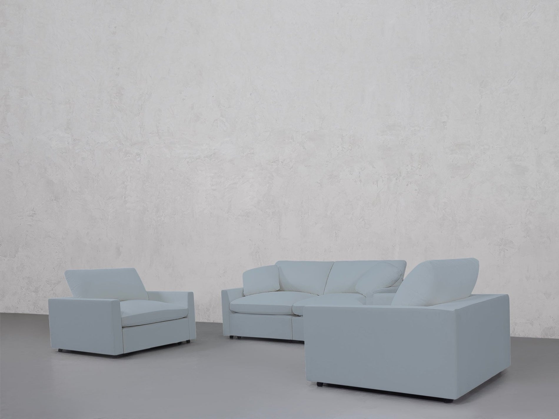 2-1-1 Sofa & Armchair Set (Thin Arms) - 7th Avenue