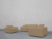 2-1-1 Sofa & Armchair Set (Thin Arms) - 7th Avenue