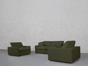2-1-1 Sofa & Armchair Set (Thin Arms) - 7th Avenue