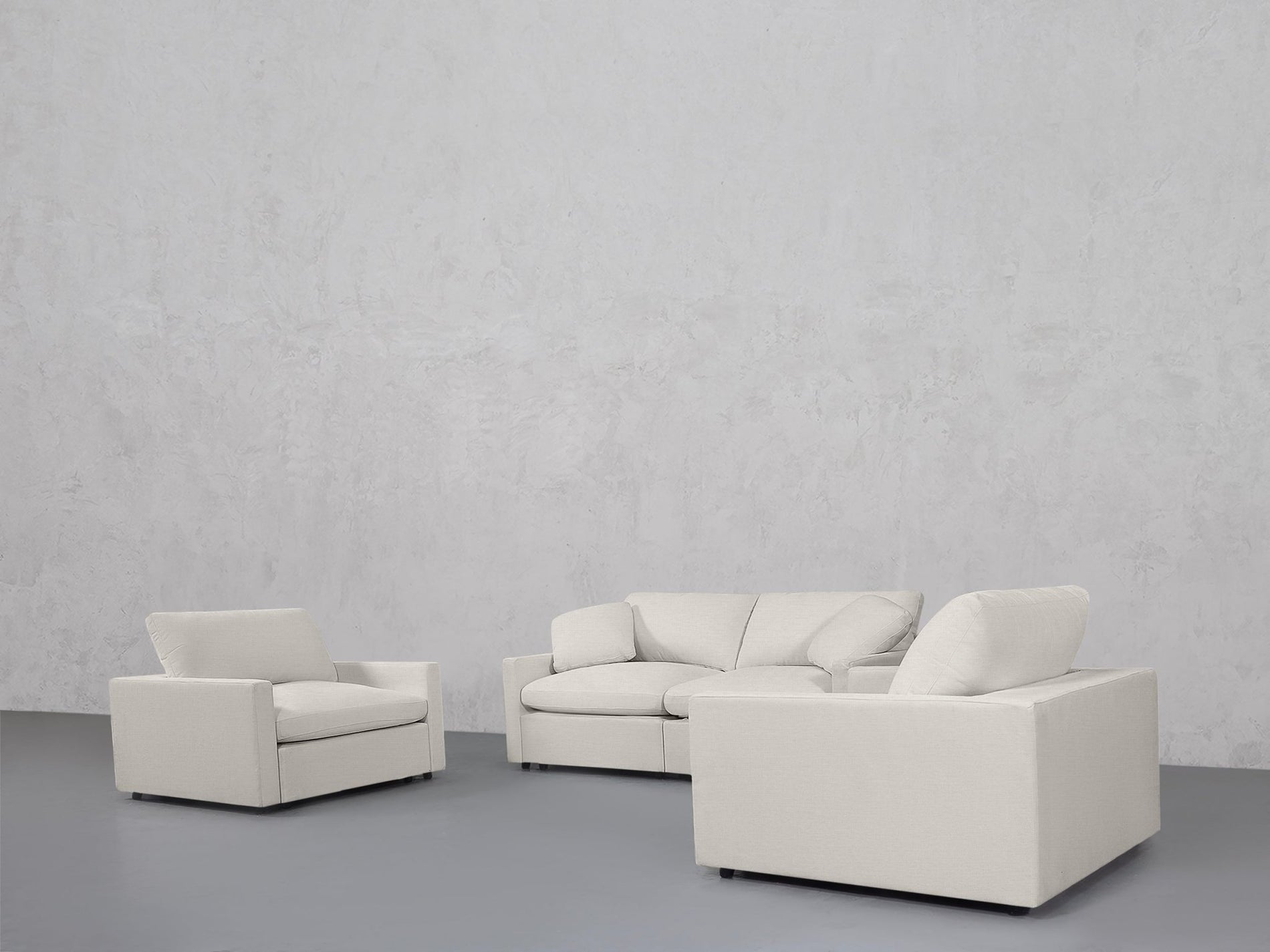 2-1-1 Sofa & Armchair Set (Thin Arms) - 7th Avenue