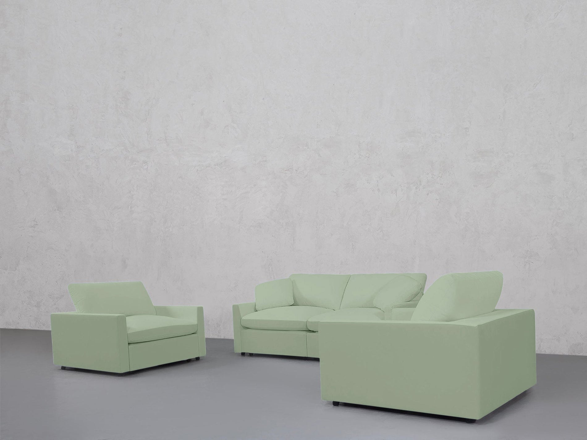 2-1-1 Sofa & Armchair Set (Thin Arms) - 7th Avenue