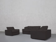 2-1-1 Sofa & Armchair Set (Thin Arms) - 7th Avenue