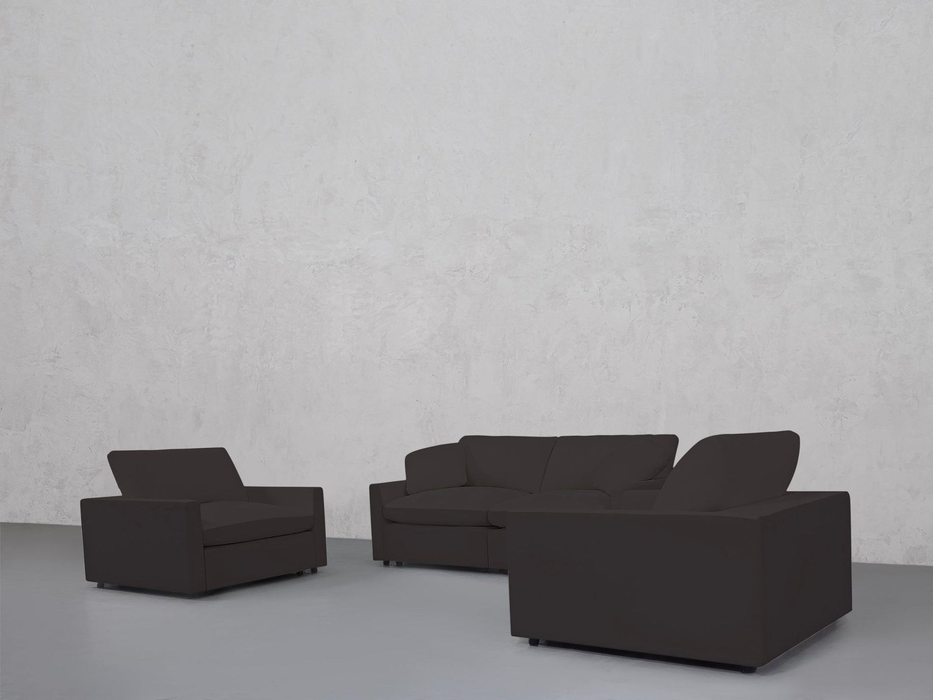 2-1-1 Sofa & Armchair Set (Thin Arms) - 7th Avenue