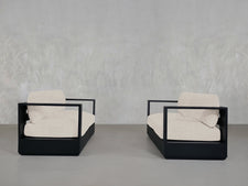 2 - 2 Sofa Set Aluminum Outdoor - 7th Avenue