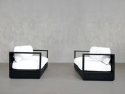 2 - 2 Sofa Set Aluminum Outdoor - 7th Avenue