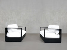 2 - 2 Sofa Set Aluminum Outdoor - 7th Avenue