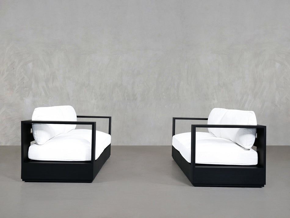 2 - 2 Sofa Set Aluminum Outdoor - 7th Avenue