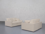 2-2 Sofa Set (Thin Arms) - 7th Avenue