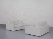 2-2 Sofa Set (Thin Arms) - 7th Avenue
