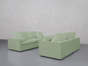 2-2 Sofa Set (Thin Arms) - 7th Avenue