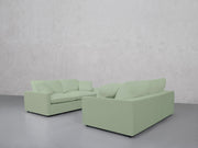 2-2 Sofa Set (Thin Arms) - 7th Avenue