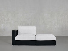 2-Seat Modular Lounger Loveseat Aluminum Outdoor