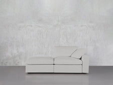 2-Seat Modular Lounger Loveseat