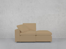 2-Seat Modular Lounger Loveseat