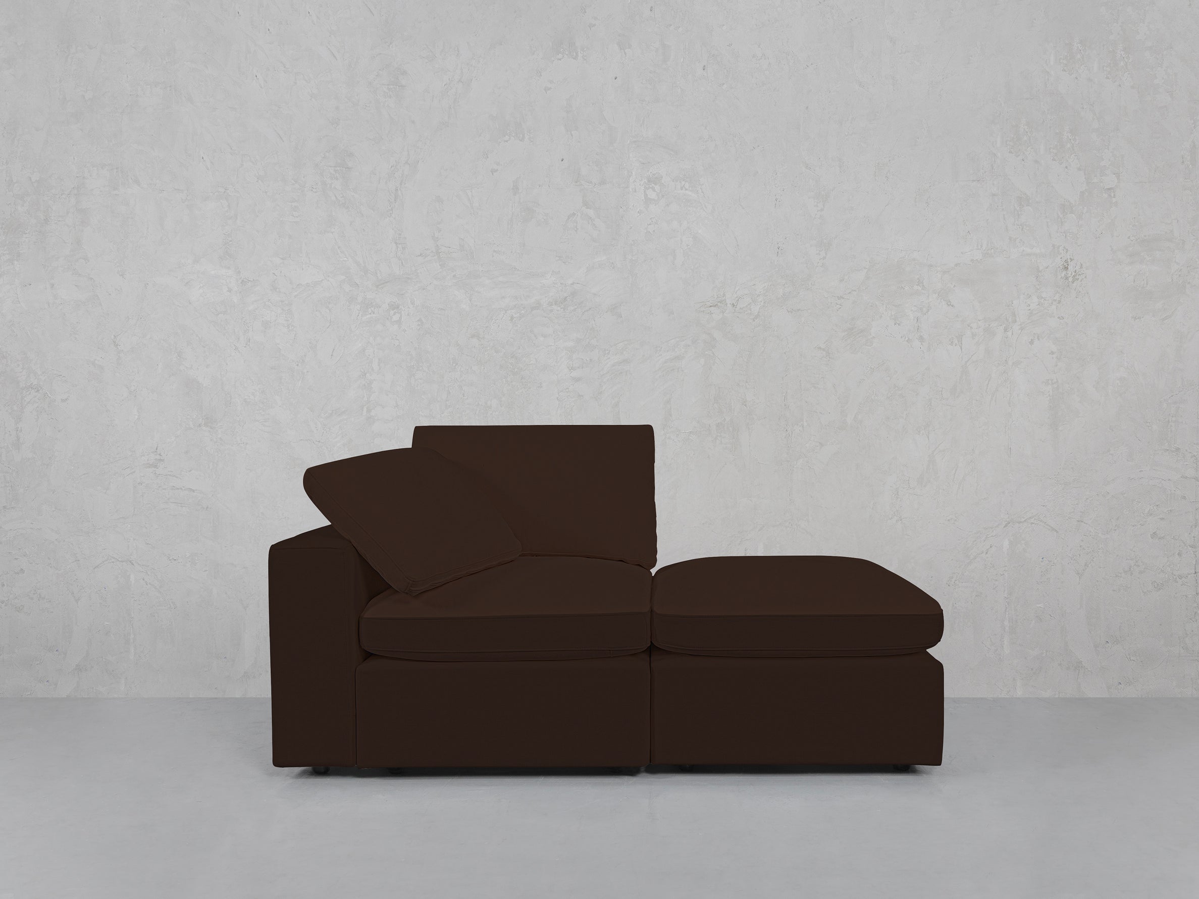 2-Seat Modular Lounger Loveseat
