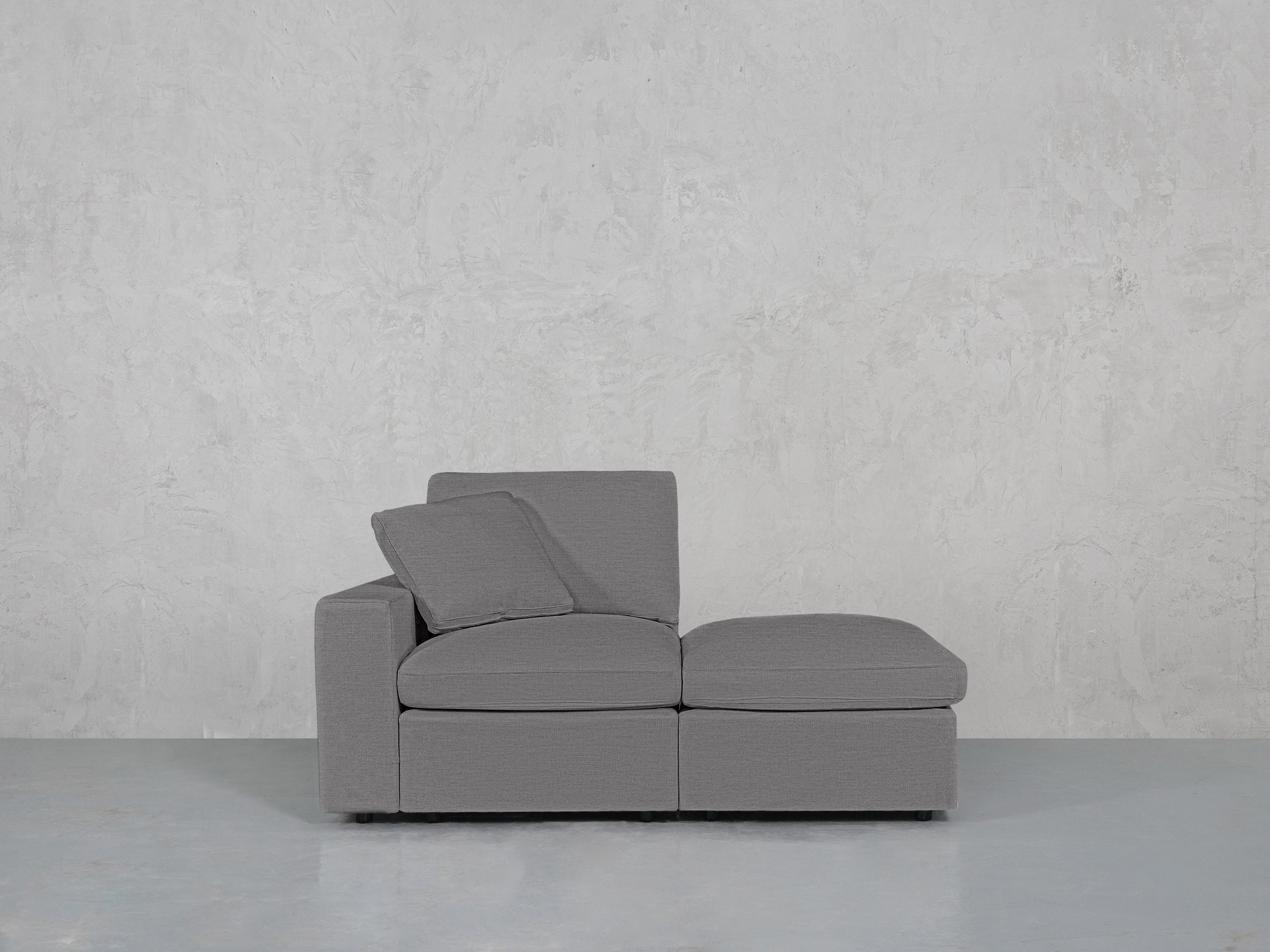 2-Seat Modular Lounger Loveseat