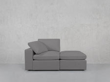 2-Seat Modular Lounger Loveseat