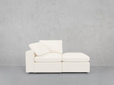 2-Seat Modular Lounger Loveseat