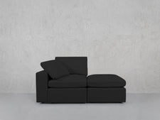 2-Seat Modular Lounger Loveseat