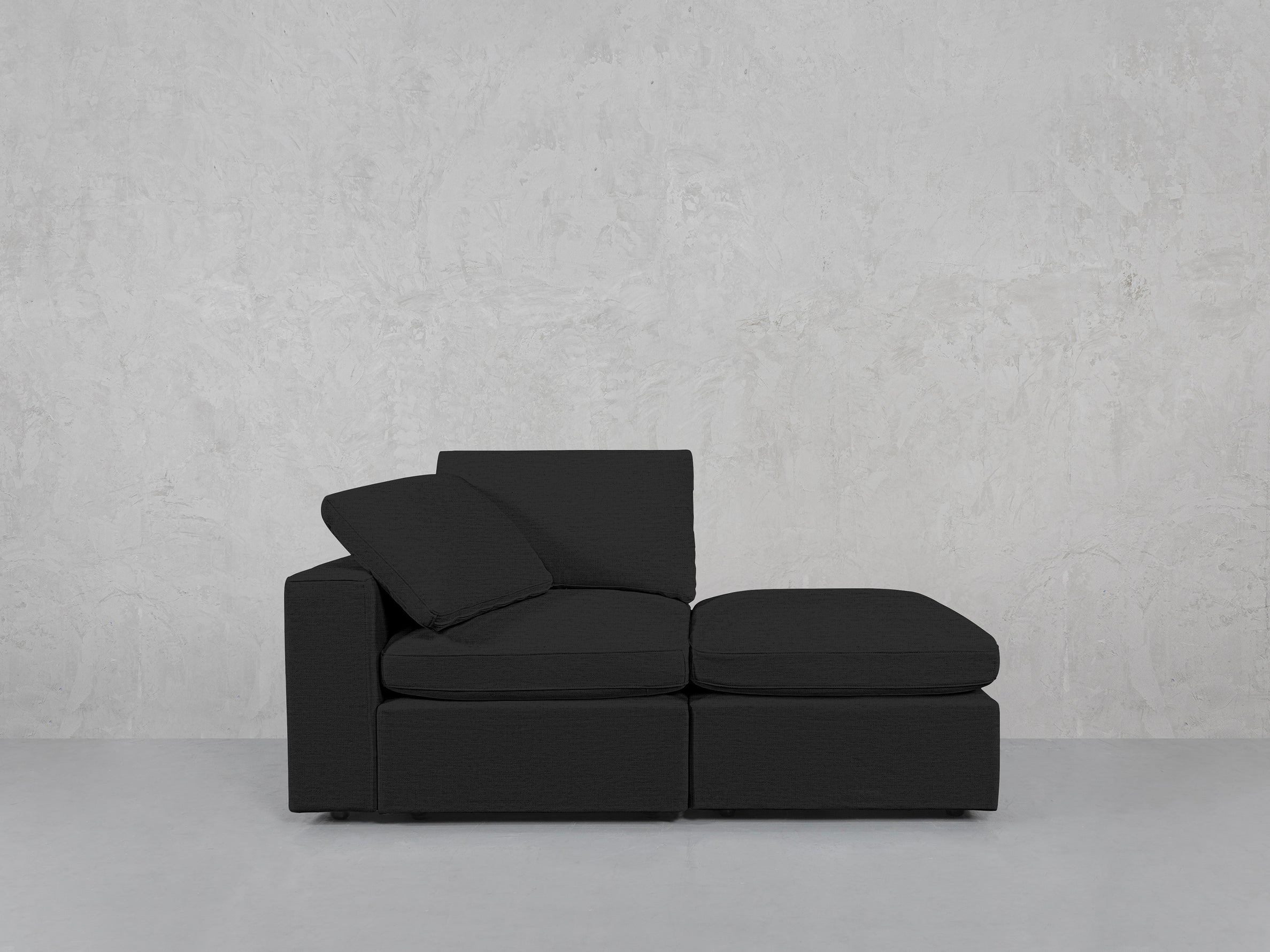 2-Seat Modular Lounger Loveseat