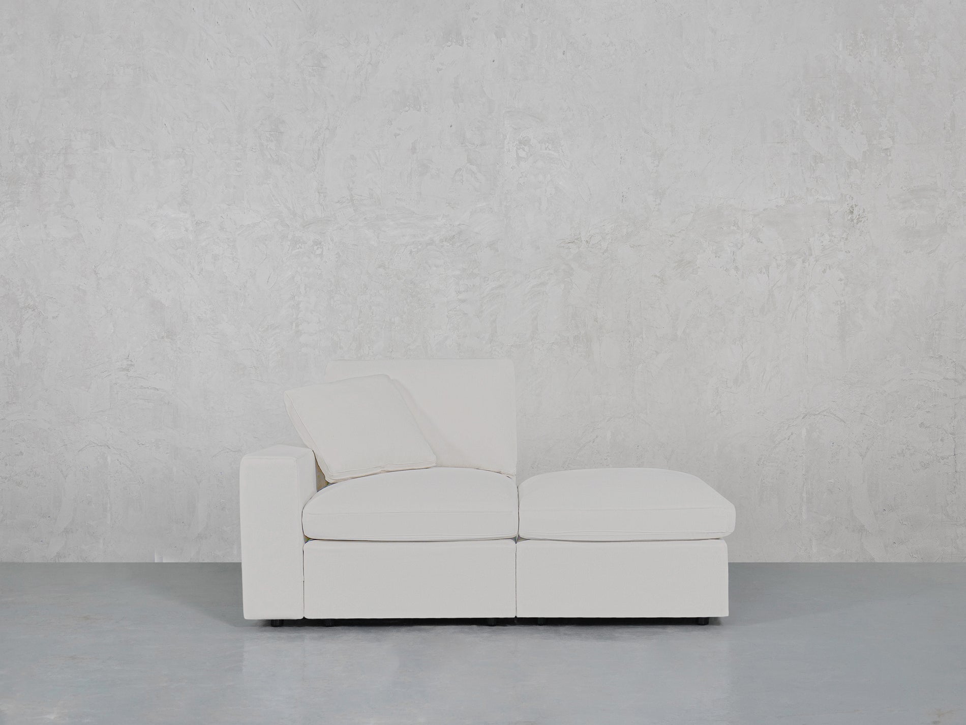 2-Seat Modular Lounger Loveseat