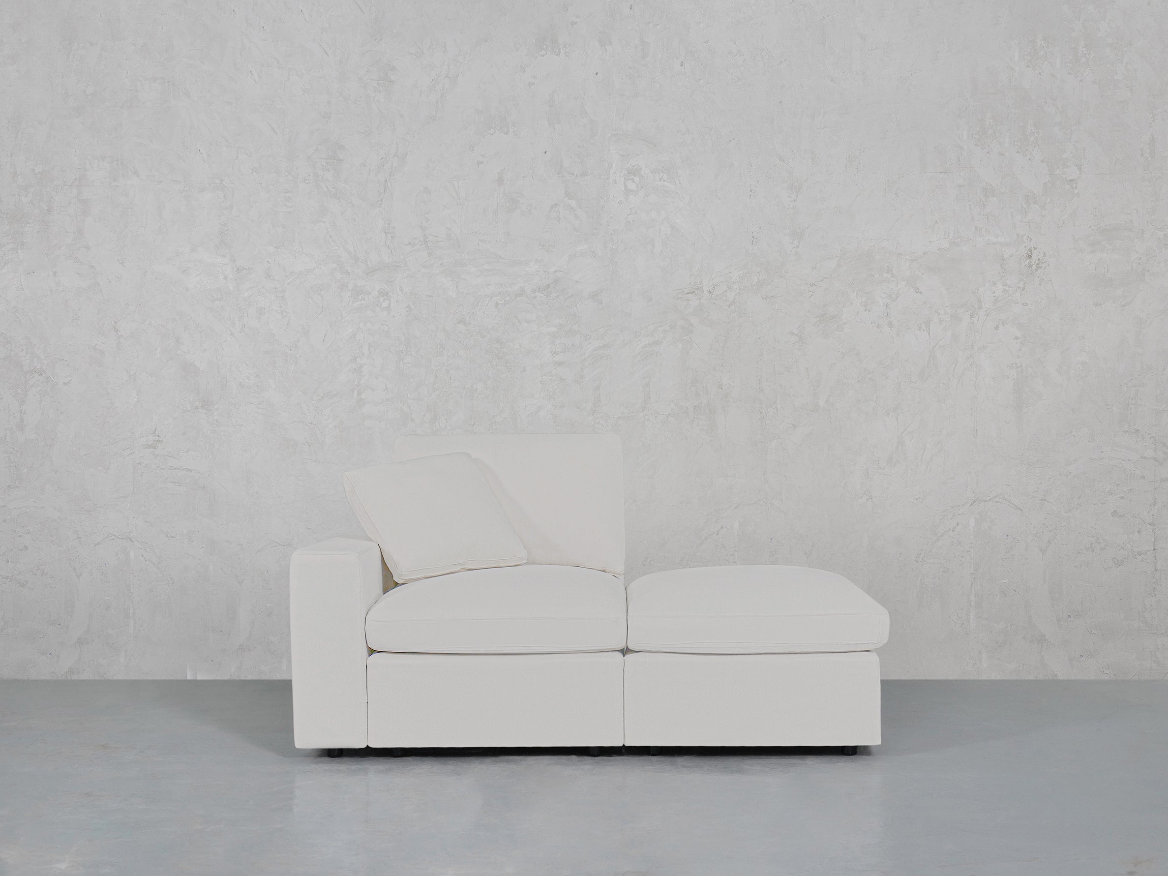 2-Seat Modular Lounger Loveseat