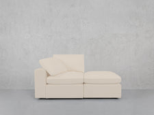 2-Seat Modular Lounger Loveseat