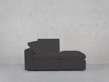 2-Seat Modular Lounger Loveseat