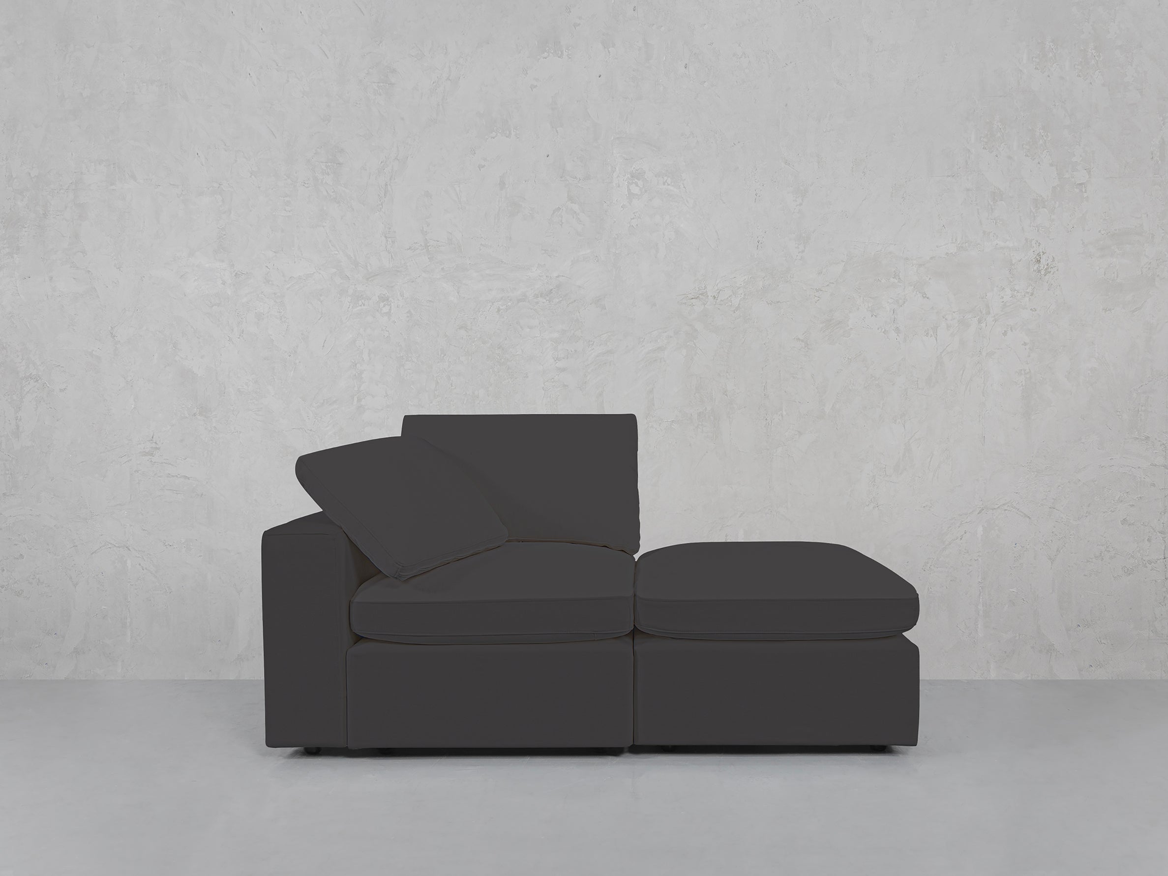 2-Seat Modular Lounger Loveseat