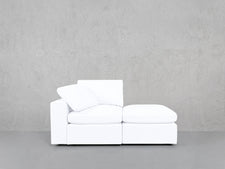 2-Seat Modular Lounger Loveseat