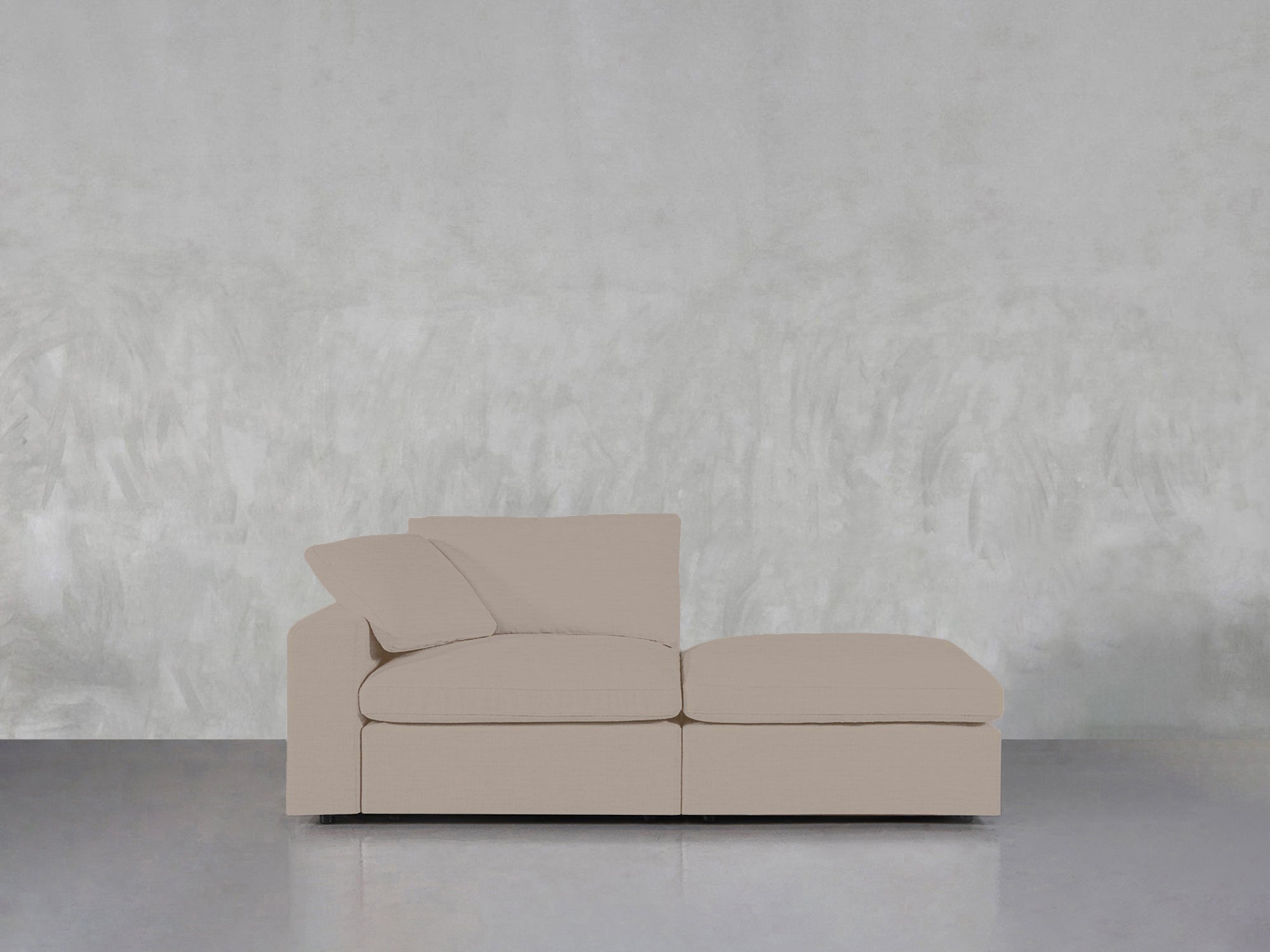 2 - Seat Modular Lounger Loveseat - 7th Avenue