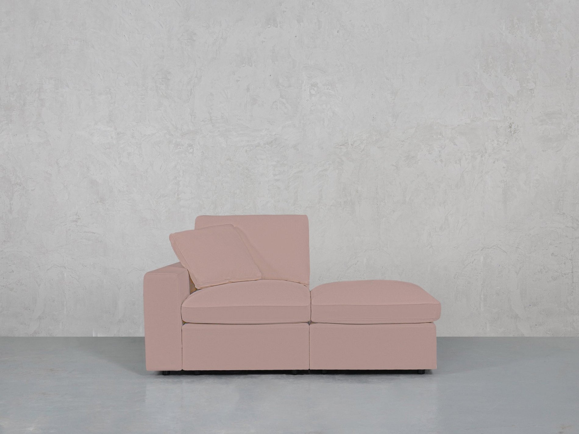 2 - Seat Modular Lounger Loveseat - 7th Avenue