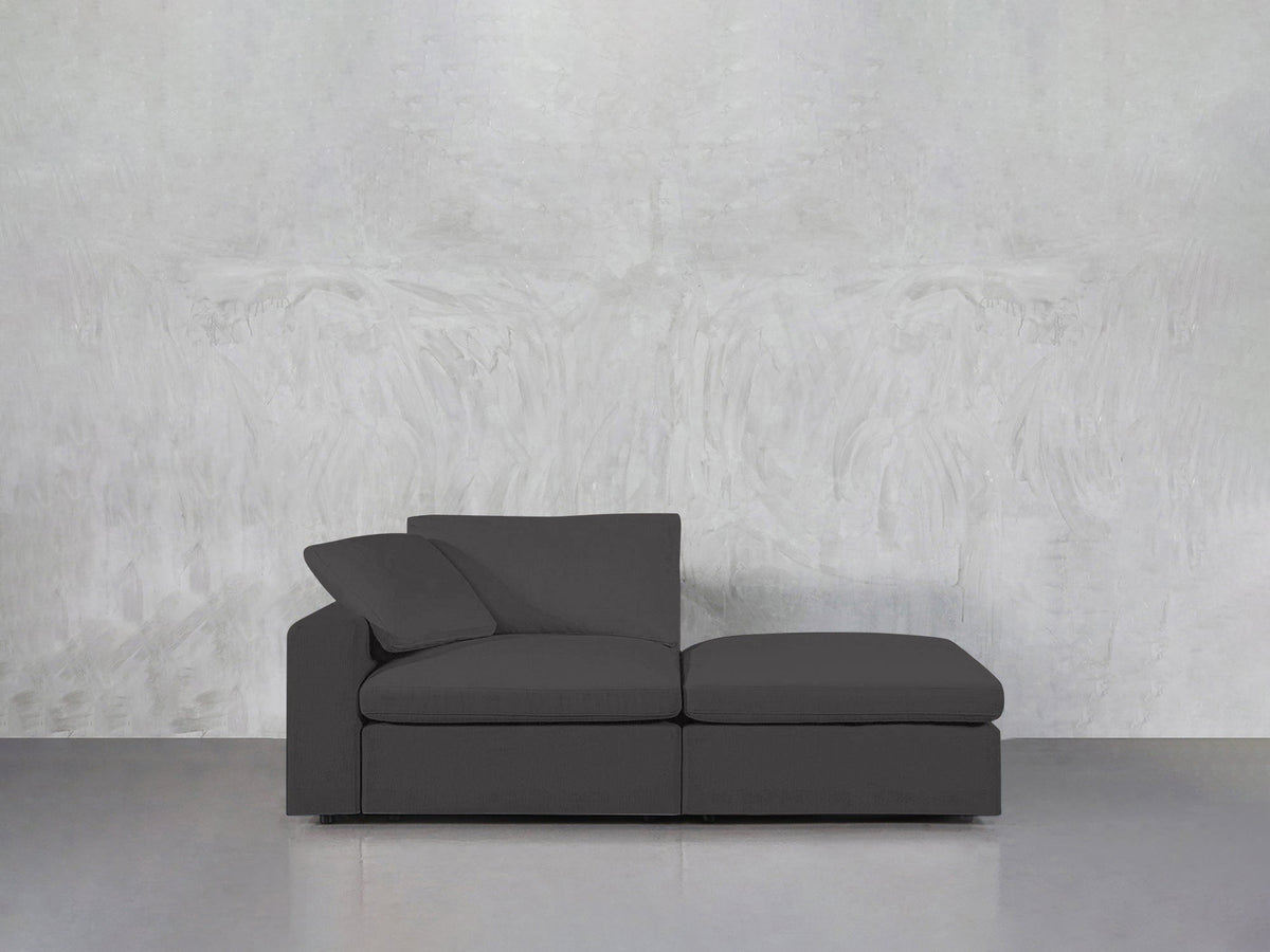 2 - Seat Modular Lounger Loveseat - 7th Avenue