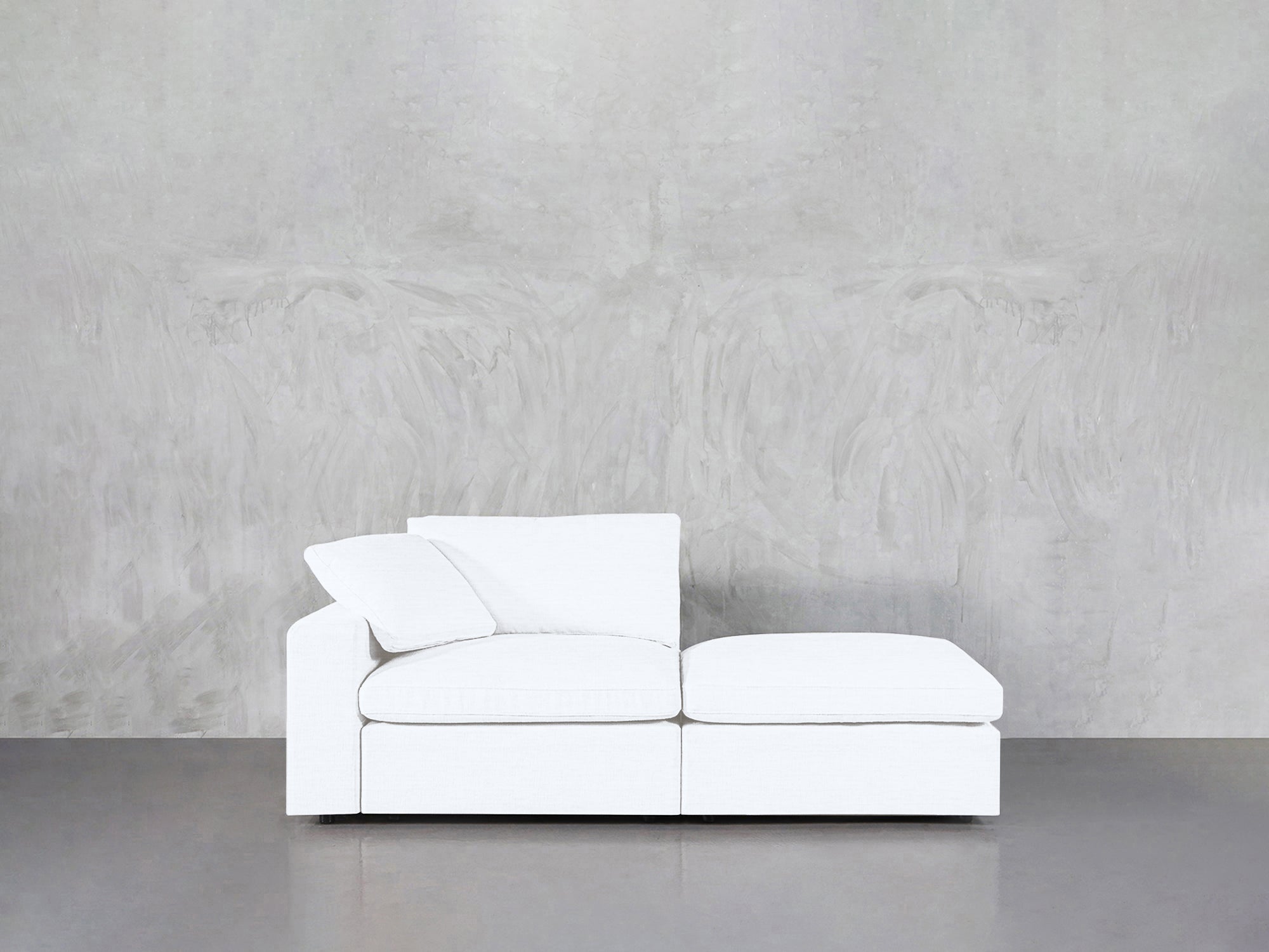 2 - Seat Modular Lounger Loveseat - 7th Avenue