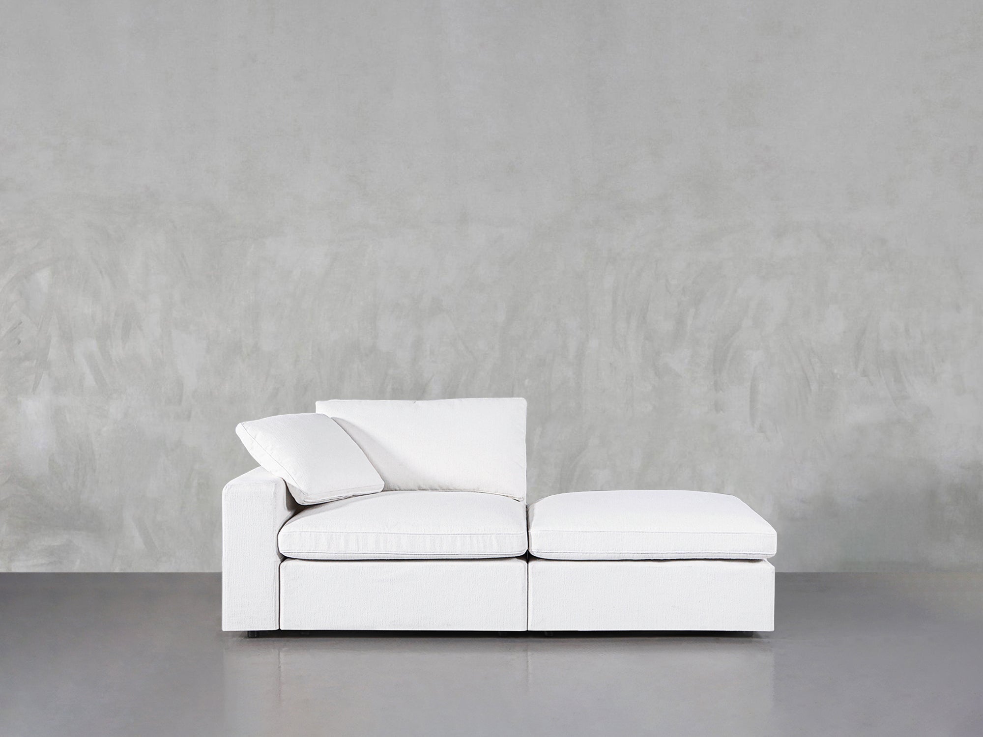 2-Seat Modular Lounger Loveseat