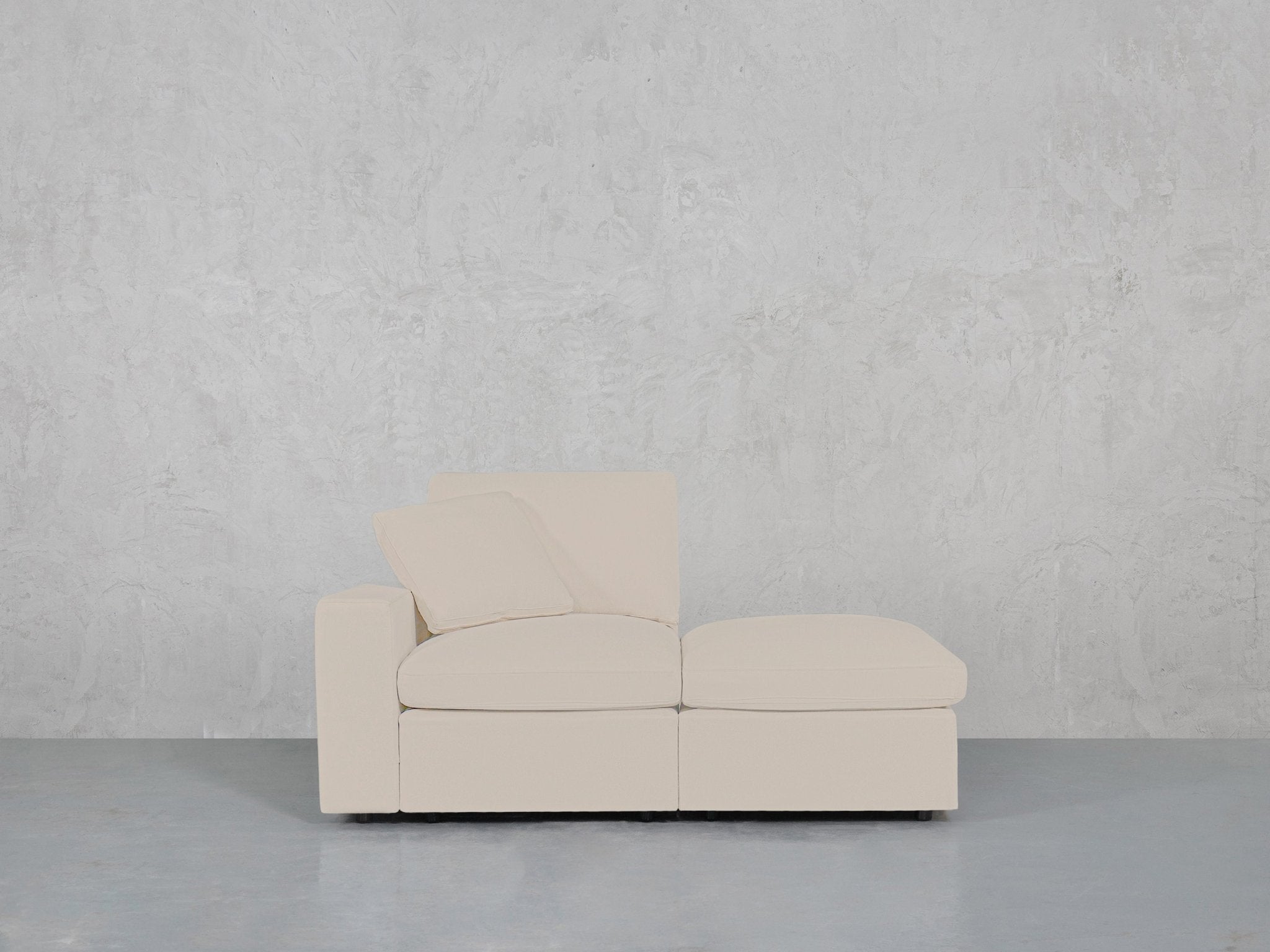 2 - Seat Modular Lounger Loveseat - 7th Avenue