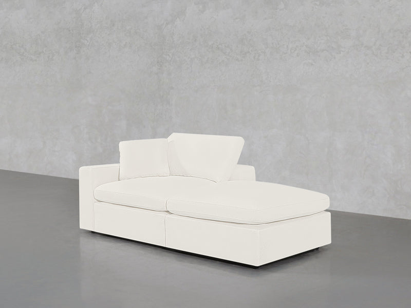 2-Seat Modular Lounger Loveseat