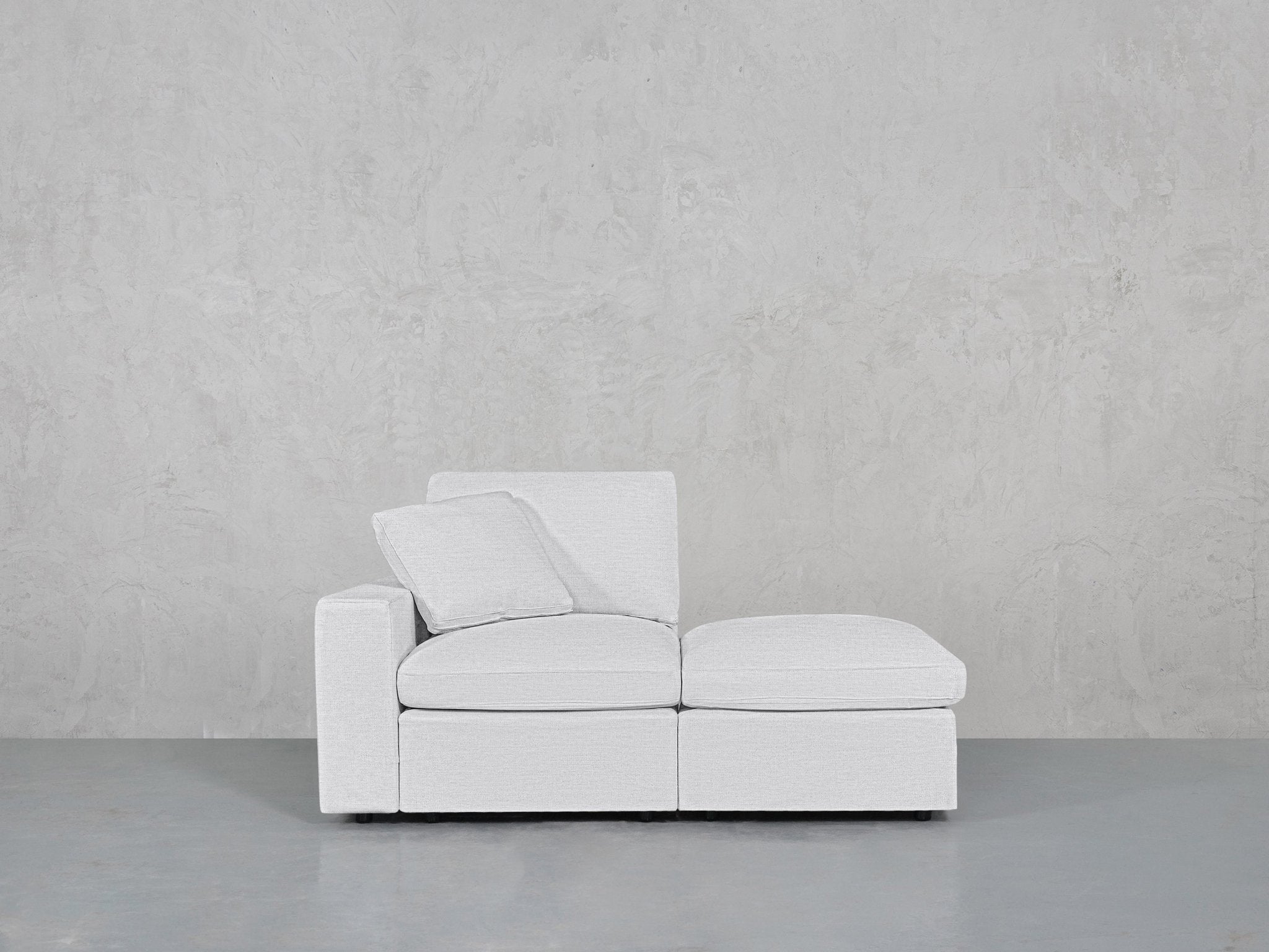 2 - Seat Modular Lounger Loveseat - 7th Avenue