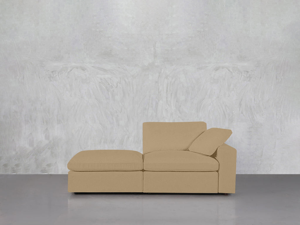 2 - Seat Modular Lounger Loveseat - 7th Avenue