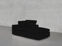 2 - Seat Modular Lounger Loveseat - 7th Avenue