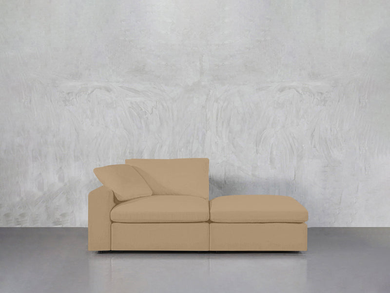 2 - Seat Modular Lounger Loveseat - 7th Avenue