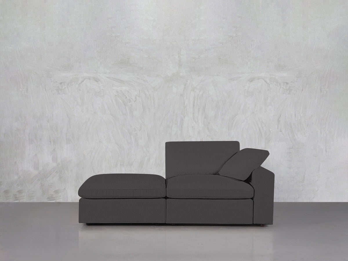 2 - Seat Modular Lounger Loveseat - 7th Avenue