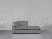 2 - Seat Modular Lounger Loveseat - 7th Avenue