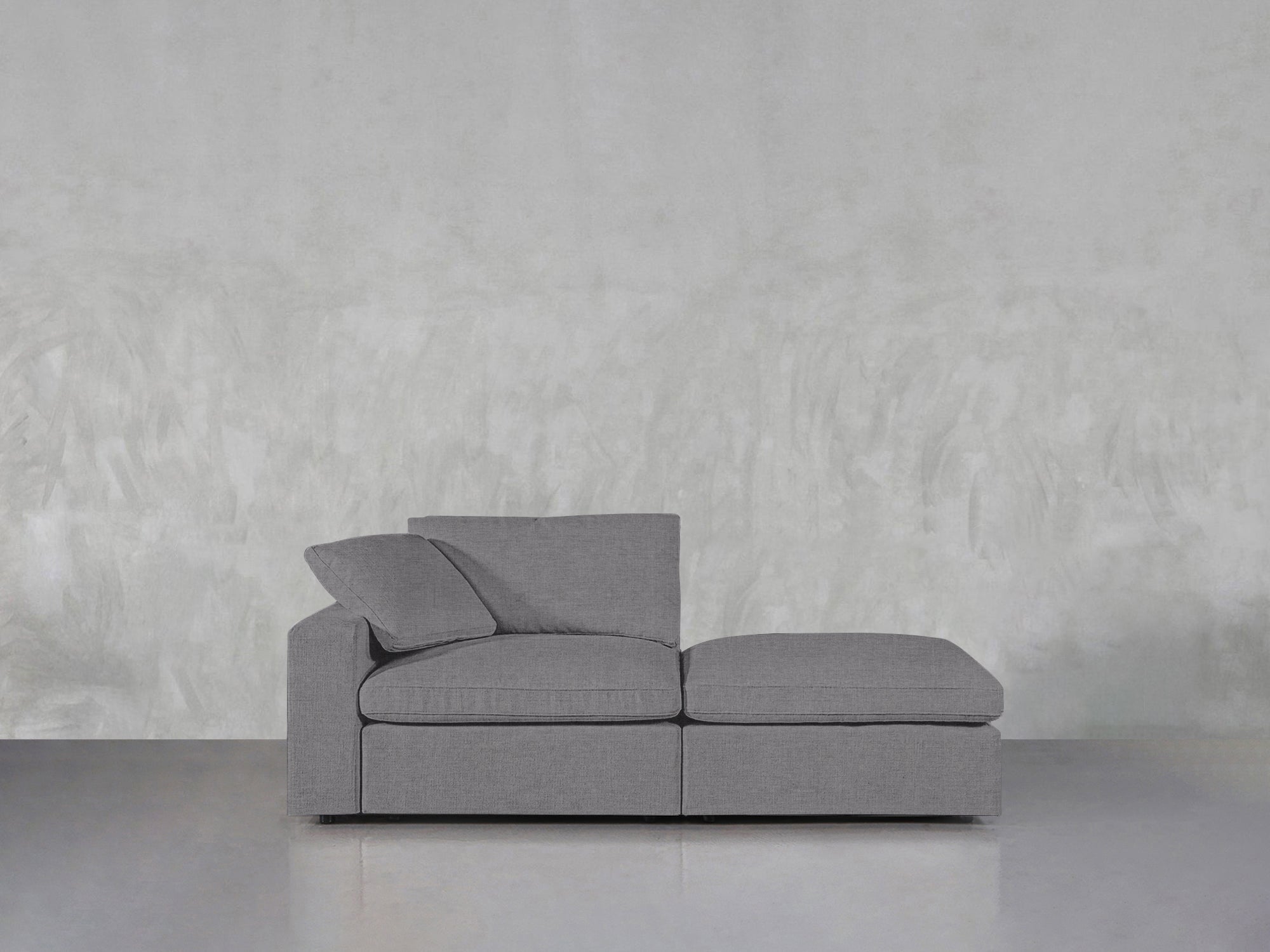 2 - Seat Modular Lounger Loveseat - 7th Avenue