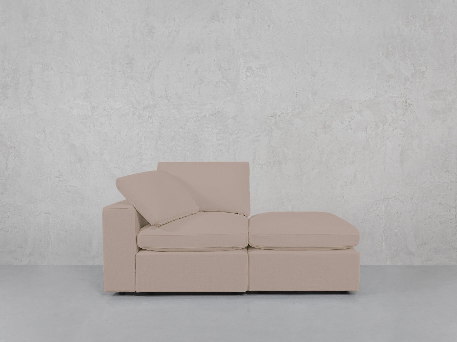 2 - Seat Modular Lounger Loveseat - 7th Avenue